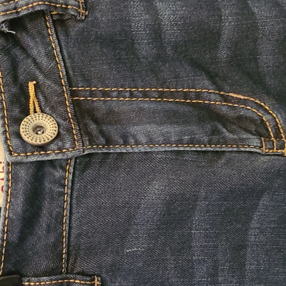 CAbi Dark Rinse Flare Leg Jeans size 6 - Picture 4 of 8